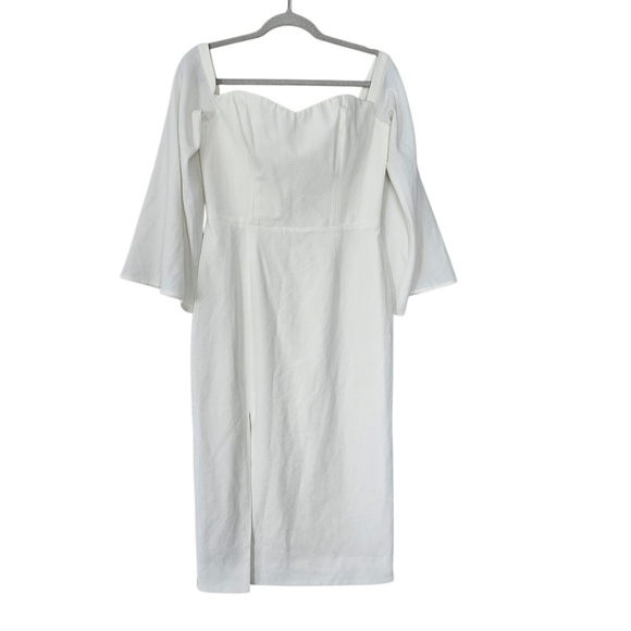 BHLDN Dress The Population Erin Dress White Size L - Picture 4 of 14